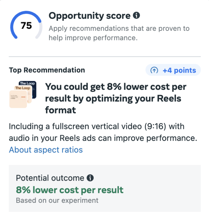 Chance score